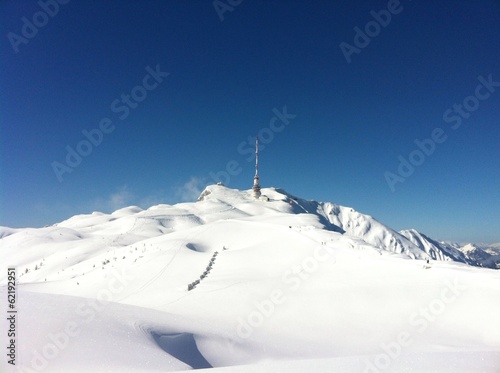 Winter am Gipfel des Dobratsch
