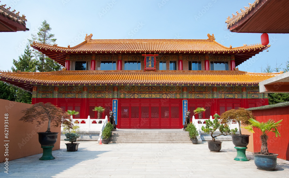 Obraz premium Buddhist Temple in Richmond / Vancouver, B.C. Canada