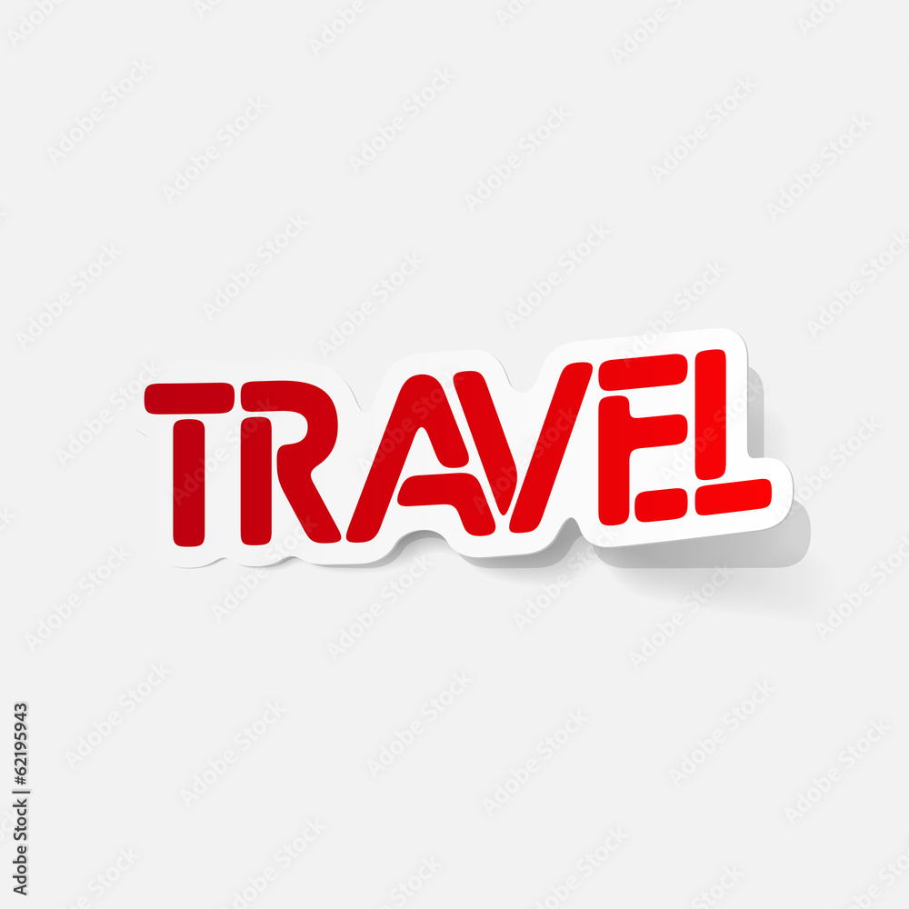 realistic design element: travel