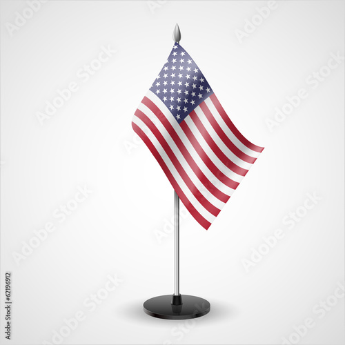 Table flag of USA