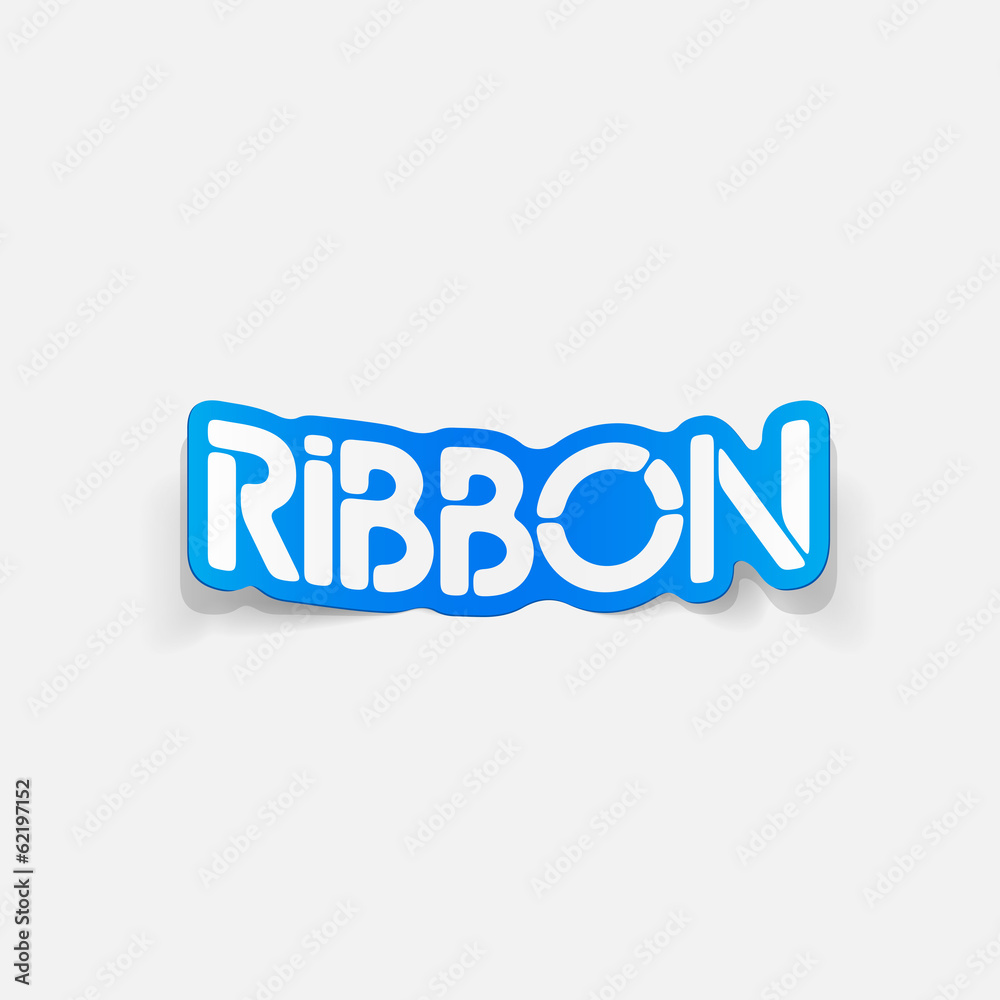 realistic design element: ribbon realistic design element: ribbon