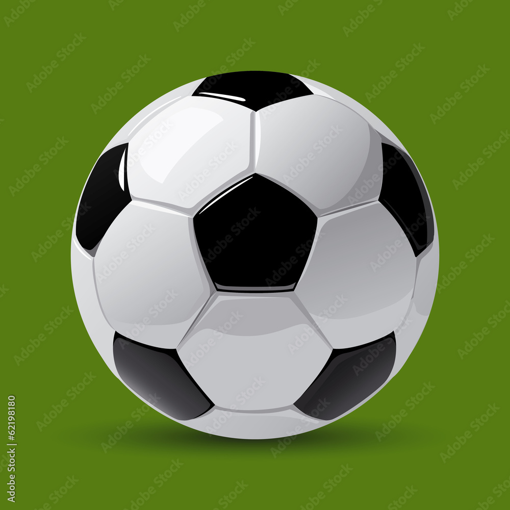 soccer ball on green field soccer ball on green field