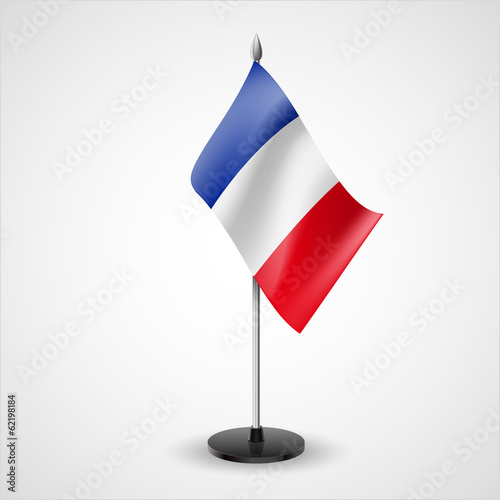 Table flag of France