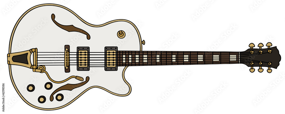 Naklejka premium electric guitar