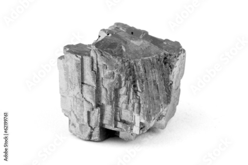 Macro photo of a piece of lead ore photo