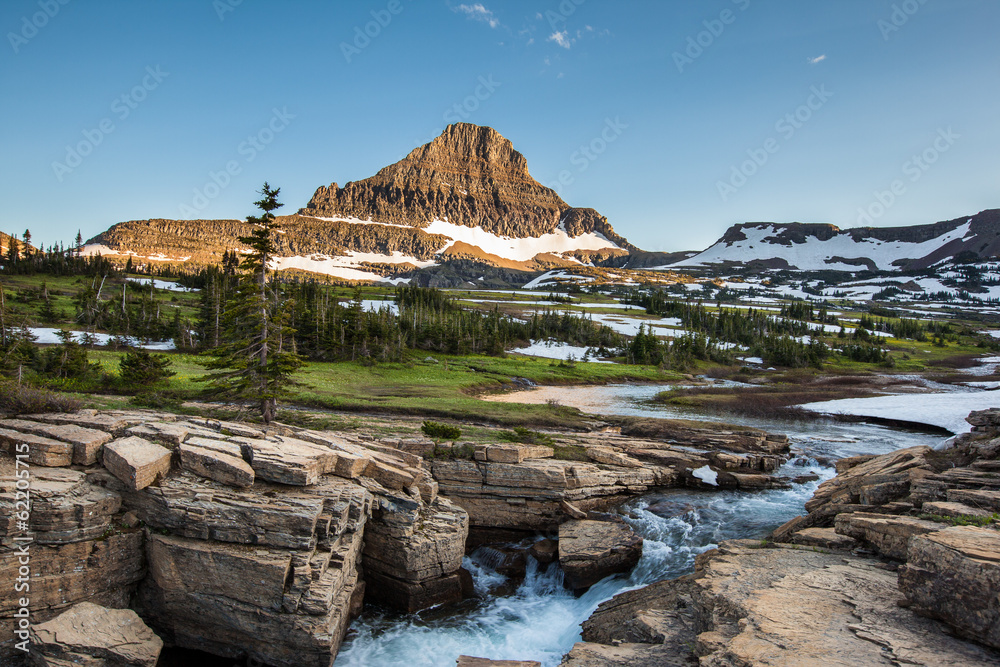 Reynolds Mountain at Logan Pass, Glacier National Park