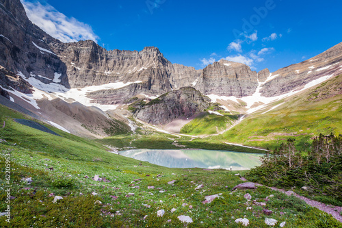 Cracker lake - Glacier national park photo