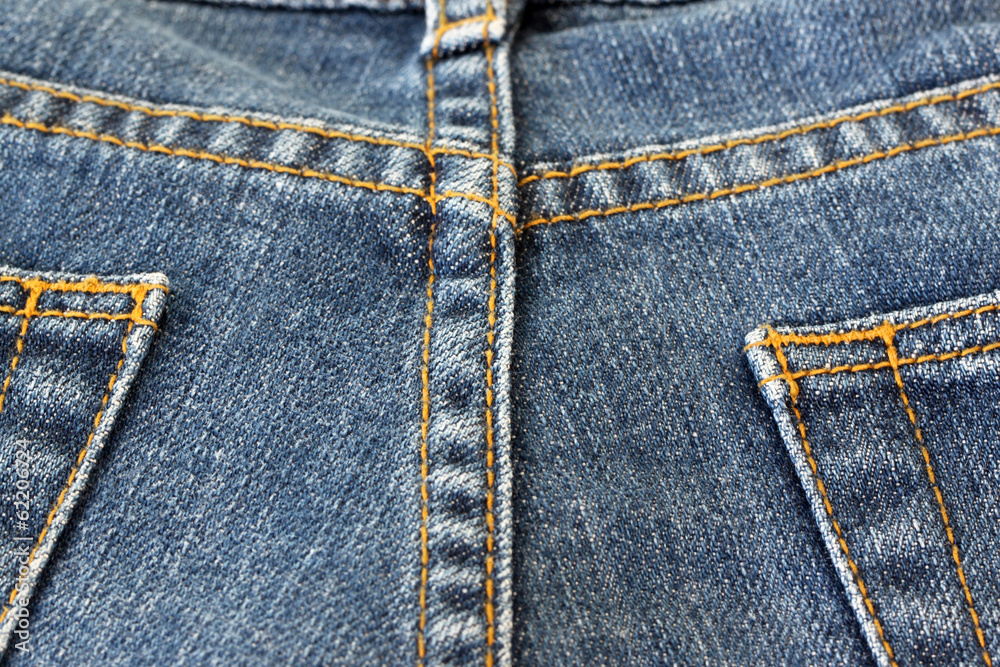 Texture of blue jeans Texture of blue jeans