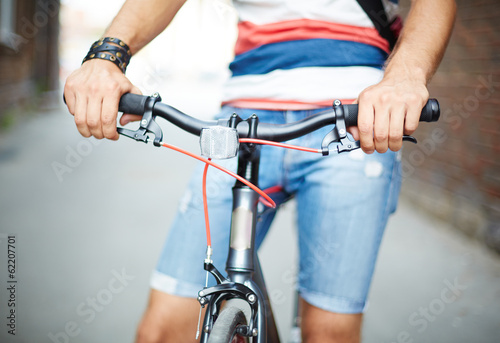 Bicycle and its owner