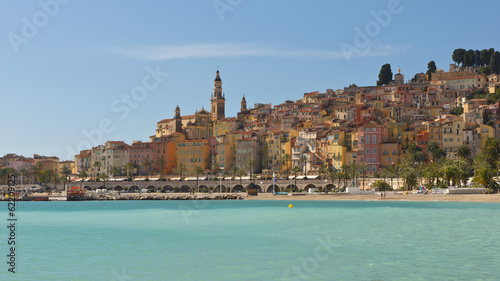 The townscape of Menton.