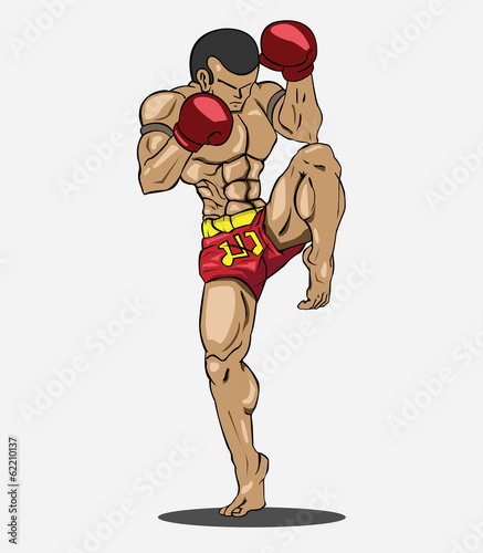 Muay thai. Martial art
