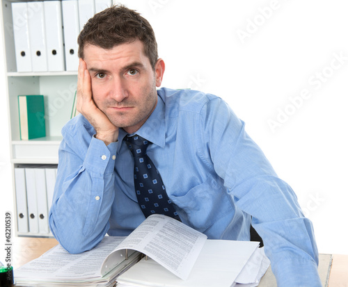 businessman is tired photo