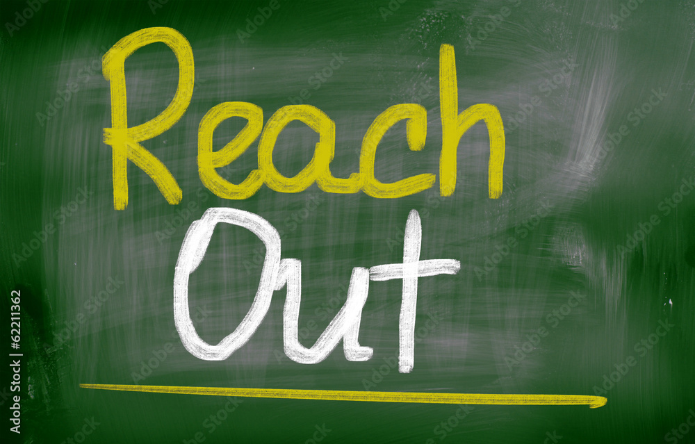 Obraz premium Reach Out Concept