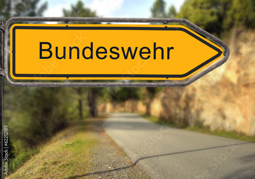 Strassenschild 15 - Bundeswehr photo