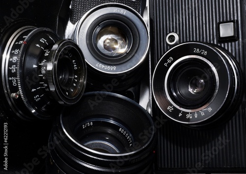 old cameras lenses