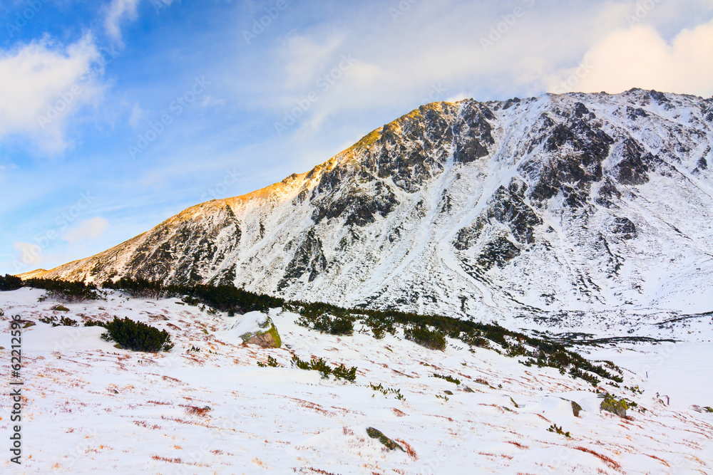 Hala Gasienicowa, winter landscape, High Tatra Mountains