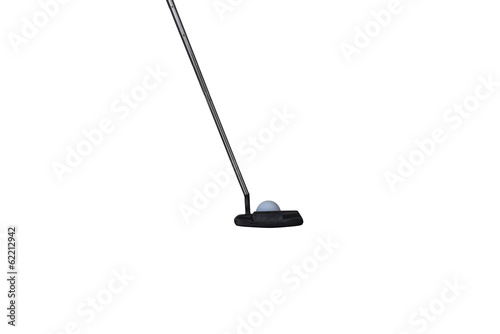 Quadro em tela isolated putter