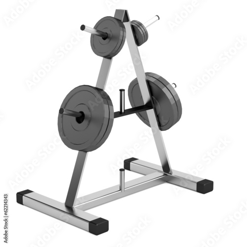 realistic 3d render of weight holder