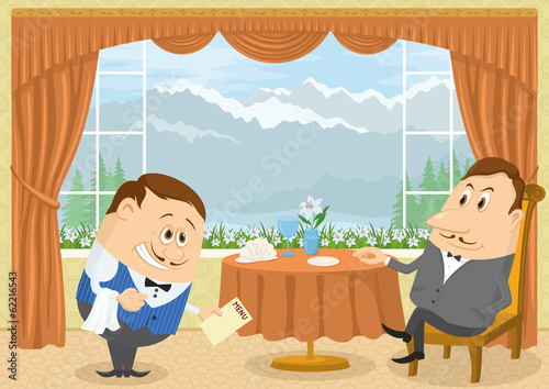 Gentleman in Restaurant