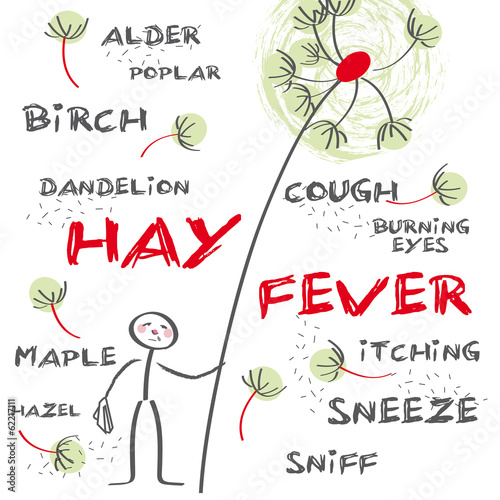 Hay fever english keywords