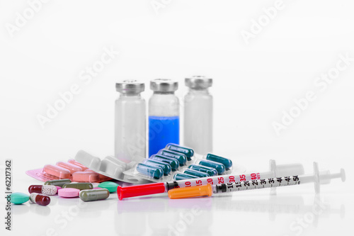 pharmacology tablets vials syringes