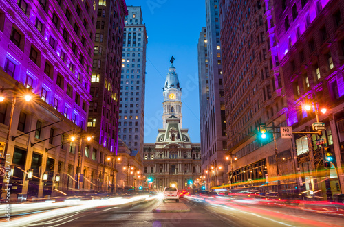Philadelphia's landmark historic City Hall building © f11photo