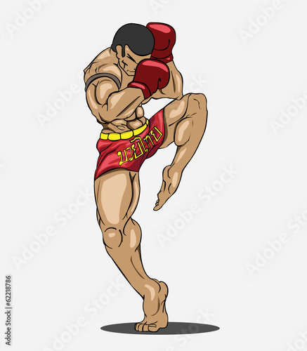 Muay thai. Martial art