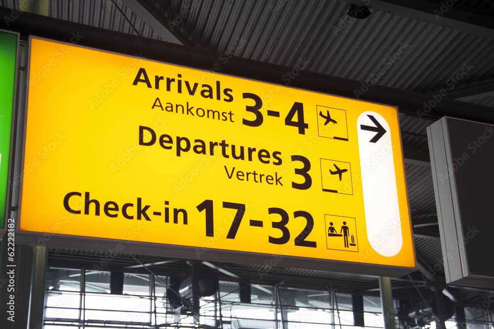 Fototapeta premium Departures and arrivals board.