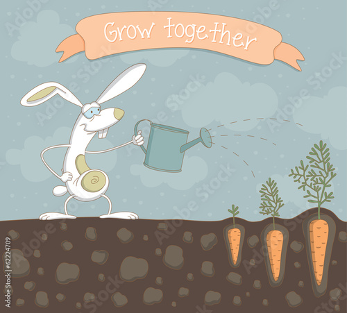Grow together rabit