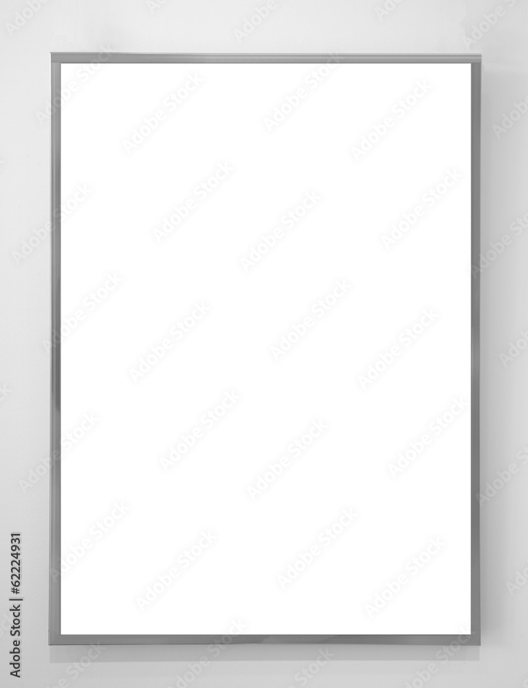 empty White board on concrete wall background empty White board on concrete wall background