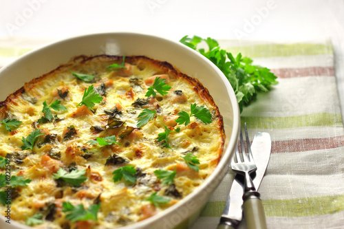 Chicken breast and cauliflower casserole