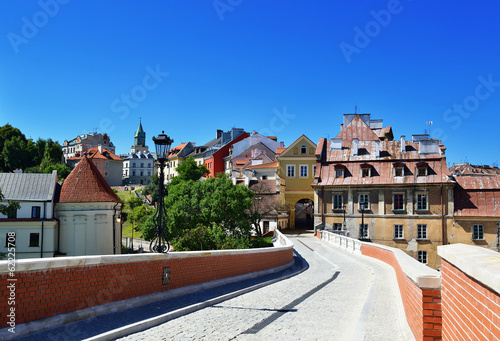 Obraz na płótnie Old town of Lublin. City in Poland. w salonie