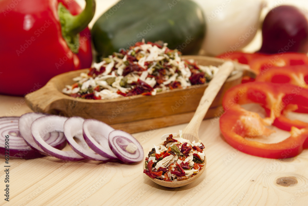 Spices of vegetables. Spices of vegetables.