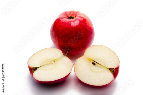 the cut apple