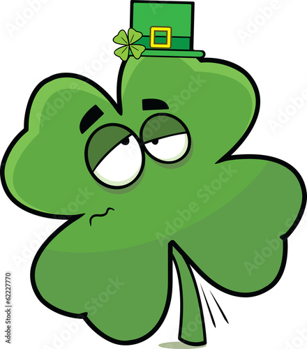 Drunk Cartoon Shamrock