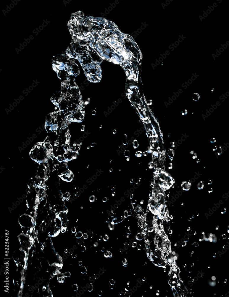 abstract background of water on black background abstract background of water on black background