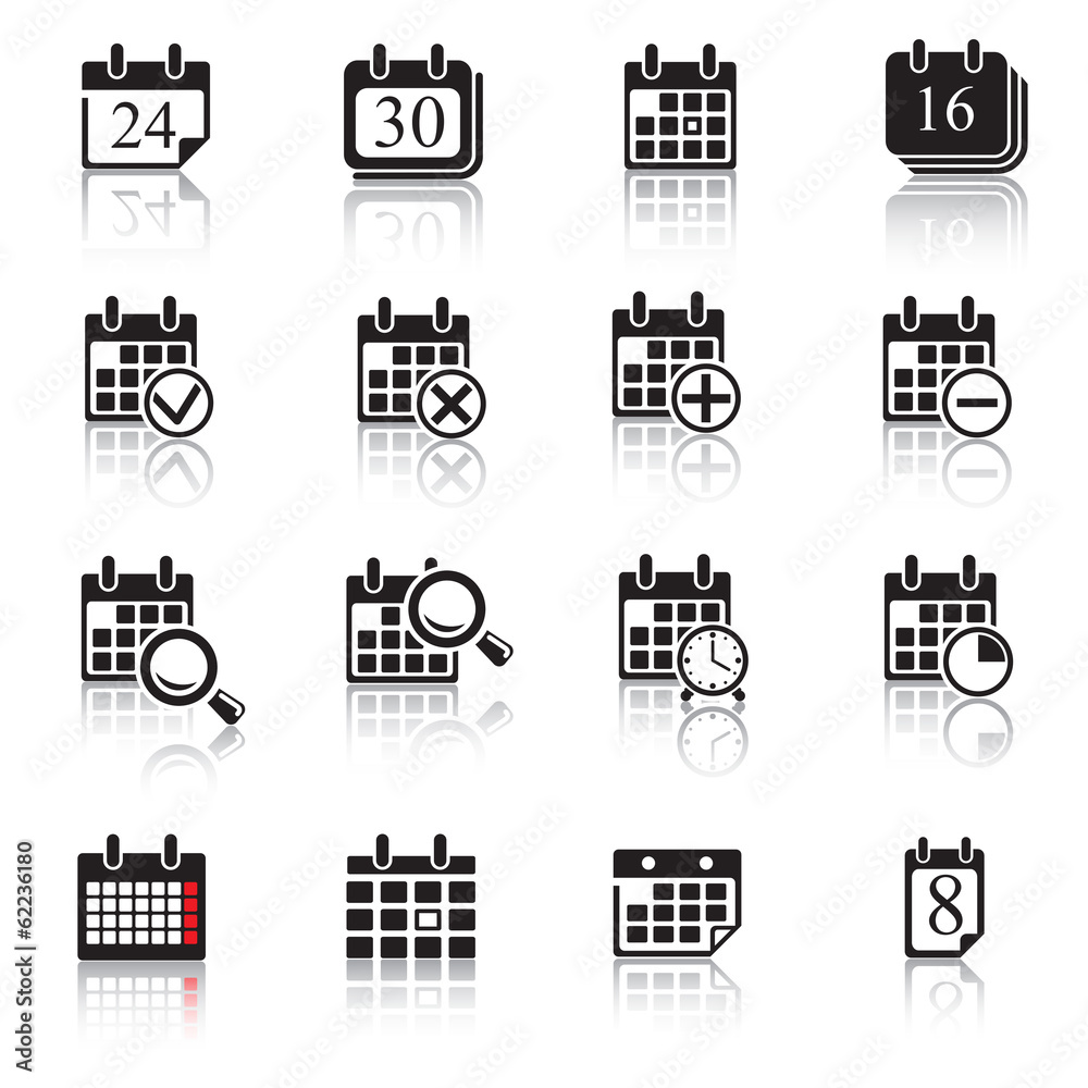 Calendar Icons & Symbols.