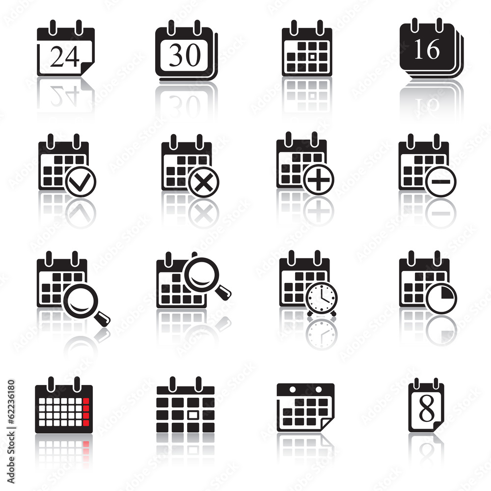 Calendar Icons & Symbols. Calendar Icons & Symbols.
