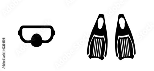 Fotografija Palmes et masque de plongée
