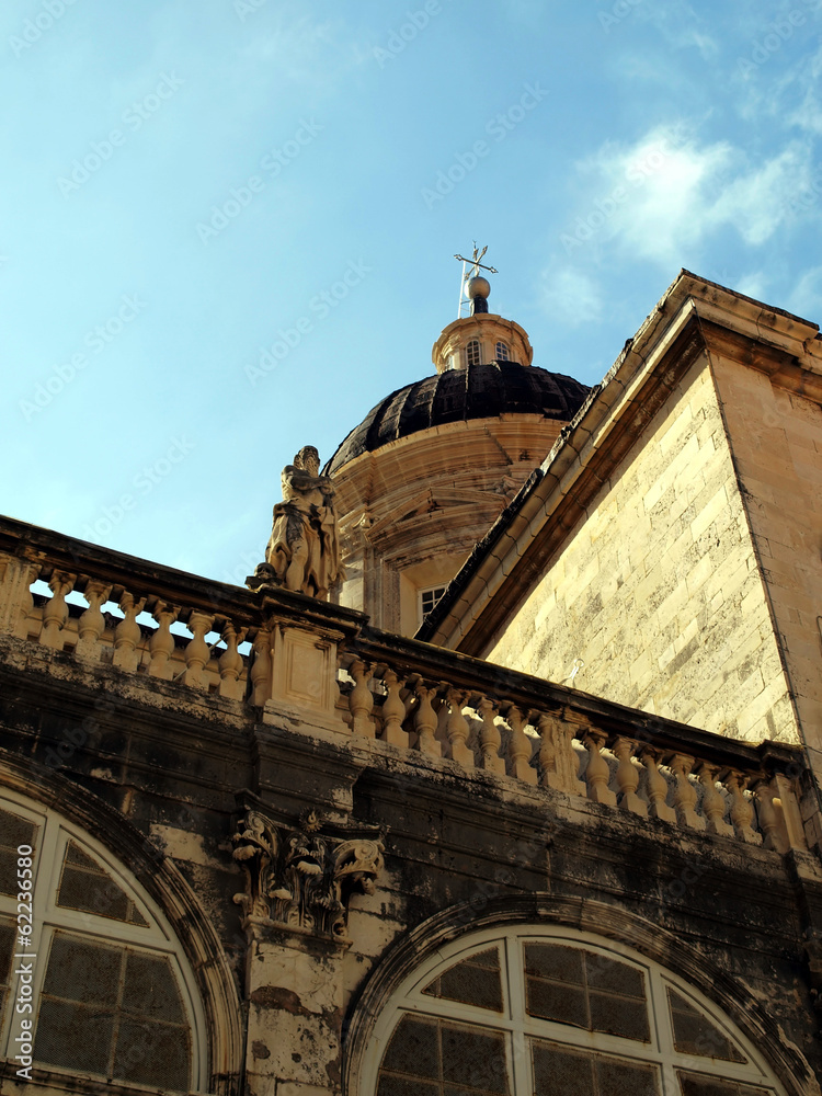 Architecture of the Old City of Dubrovnik (Croatia)