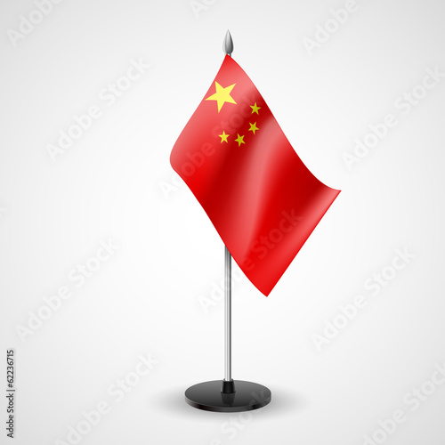 Table flag of China