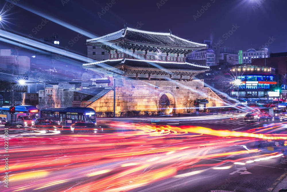 Fototapeta premium Seoul, South Korea cityscape