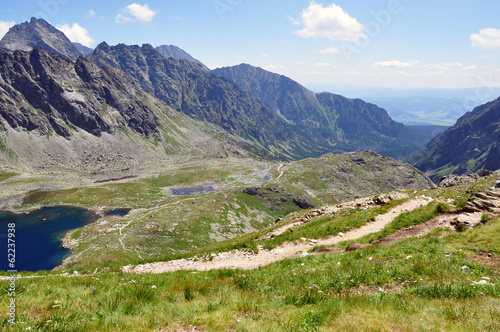 High Tatras mountains and lake, Slovakia, Europe