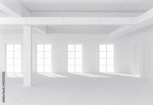 white loft interior