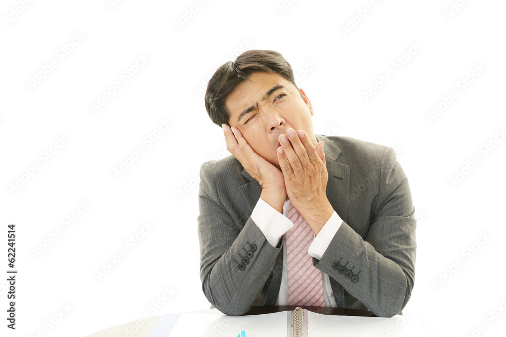 疲れたビジネスマン