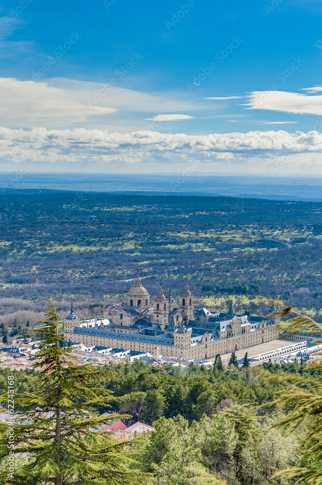 El Escorial monastery near Madrid, Spain.