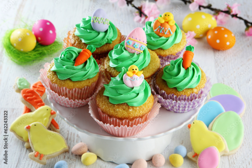 easter cupcakes