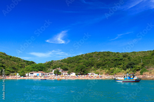 Panoramic view of  beach Azeda  B  zios  Brazil