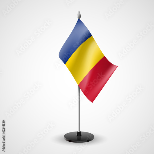 Table flag of Romania