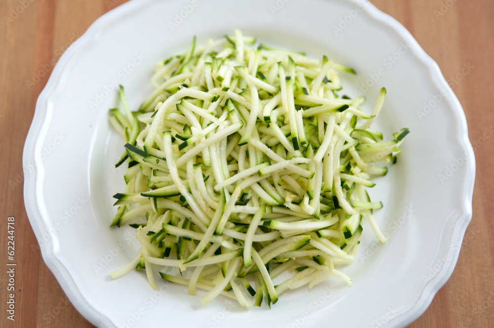 Rohe Zucchini Nudeln